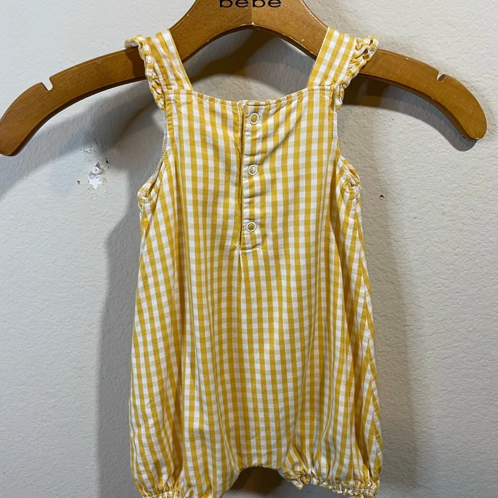 Carters Infant Girls 12m Yellow Romper